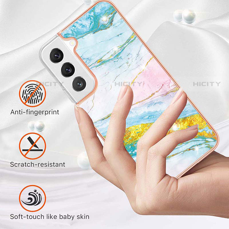 Handyhülle Silikon Hülle Gummi Schutzhülle Flexible Modisch Muster für Samsung Galaxy S21 5G