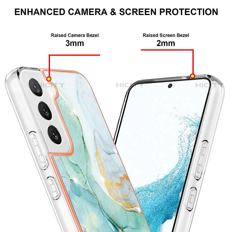 Handyhülle Silikon Hülle Gummi Schutzhülle Flexible Modisch Muster für Samsung Galaxy S21 FE 5G