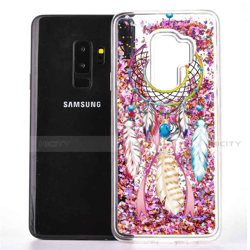 Handyhülle Silikon Hülle Gummi Schutzhülle Flexible Modisch Muster K01 für Samsung Galaxy S9 Plus groß