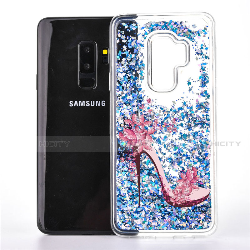Handyhülle Silikon Hülle Gummi Schutzhülle Flexible Modisch Muster K01 für Samsung Galaxy S9 Plus groß