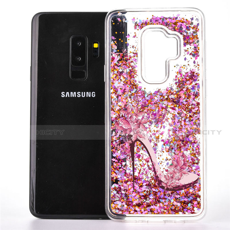 Handyhülle Silikon Hülle Gummi Schutzhülle Flexible Modisch Muster K01 für Samsung Galaxy S9 Plus groß