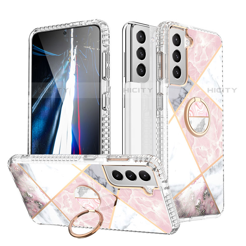 Handyhülle Silikon Hülle Gummi Schutzhülle Flexible Modisch Muster S02 für Samsung Galaxy S21 Plus 5G