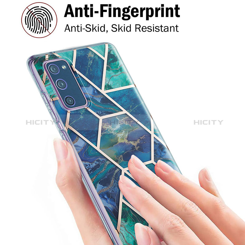Handyhülle Silikon Hülle Gummi Schutzhülle Flexible Modisch Muster Y01B für Samsung Galaxy S20 FE (2022) 5G