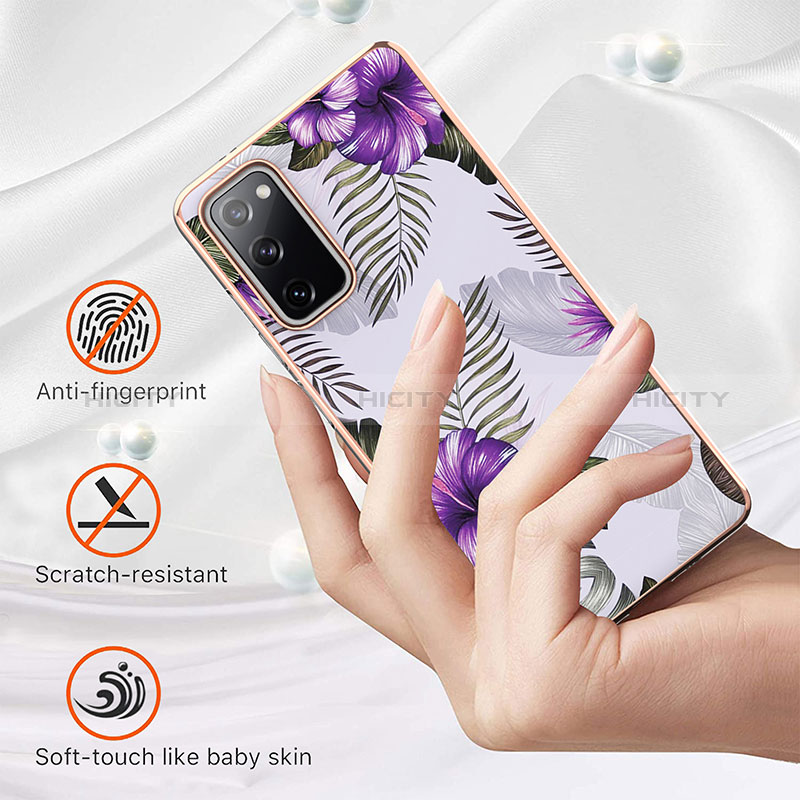 Handyhülle Silikon Hülle Gummi Schutzhülle Flexible Modisch Muster Y03B für Samsung Galaxy S20 Lite 5G groß