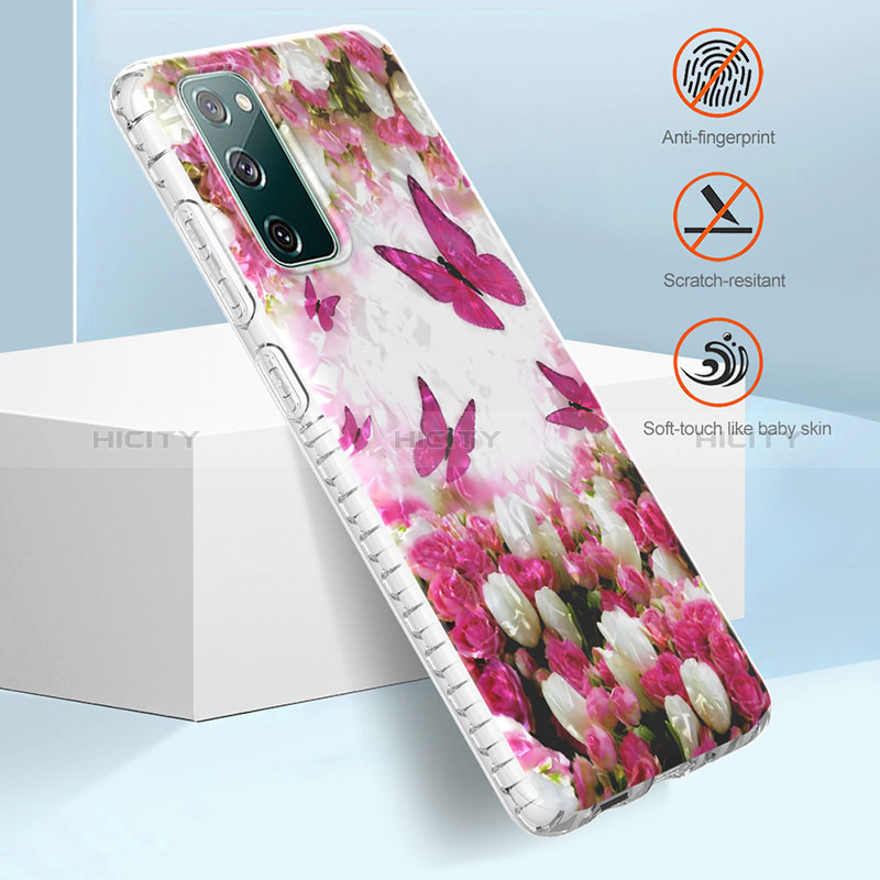 Handyhülle Silikon Hülle Gummi Schutzhülle Flexible Modisch Muster Y04B für Samsung Galaxy S20 FE (2022) 5G