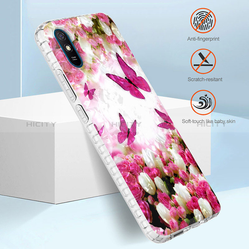 Handyhülle Silikon Hülle Gummi Schutzhülle Flexible Modisch Muster Y04B für Xiaomi Redmi 9AT