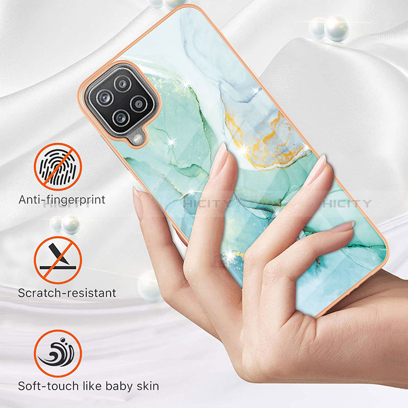 Handyhülle Silikon Hülle Gummi Schutzhülle Flexible Modisch Muster Y05B für Samsung Galaxy A12