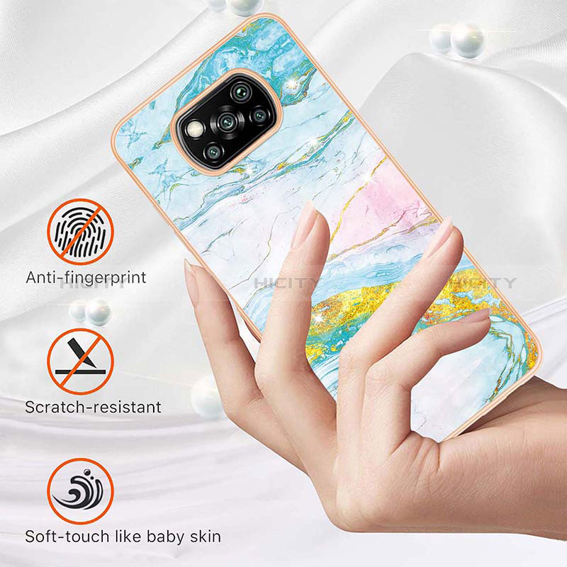 Handyhülle Silikon Hülle Gummi Schutzhülle Flexible Modisch Muster Y05B für Xiaomi Poco X3 NFC