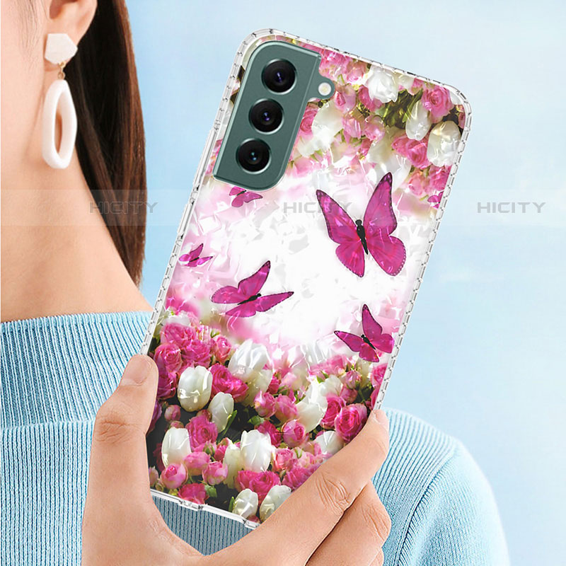 Handyhülle Silikon Hülle Gummi Schutzhülle Flexible Modisch Muster Y07B für Samsung Galaxy S21 Plus 5G