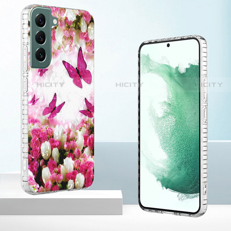 Handyhülle Silikon Hülle Gummi Schutzhülle Flexible Modisch Muster Y07B für Samsung Galaxy S21 Plus 5G