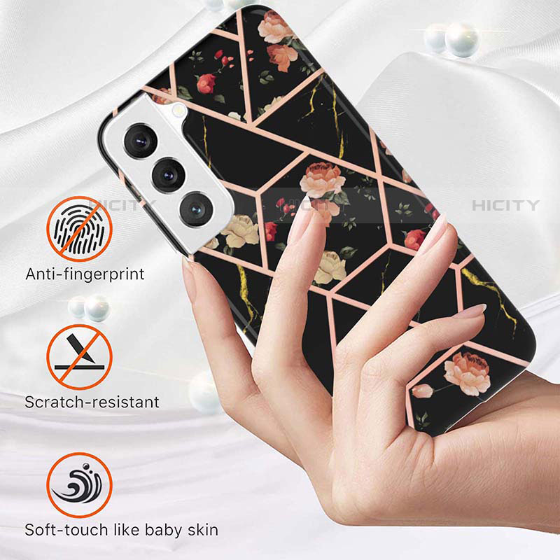 Handyhülle Silikon Hülle Gummi Schutzhülle Flexible Modisch Muster Y09B für Samsung Galaxy S21 Plus 5G