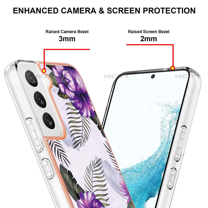Handyhülle Silikon Hülle Gummi Schutzhülle Flexible Modisch Muster Y10B für Samsung Galaxy S21 FE 5G