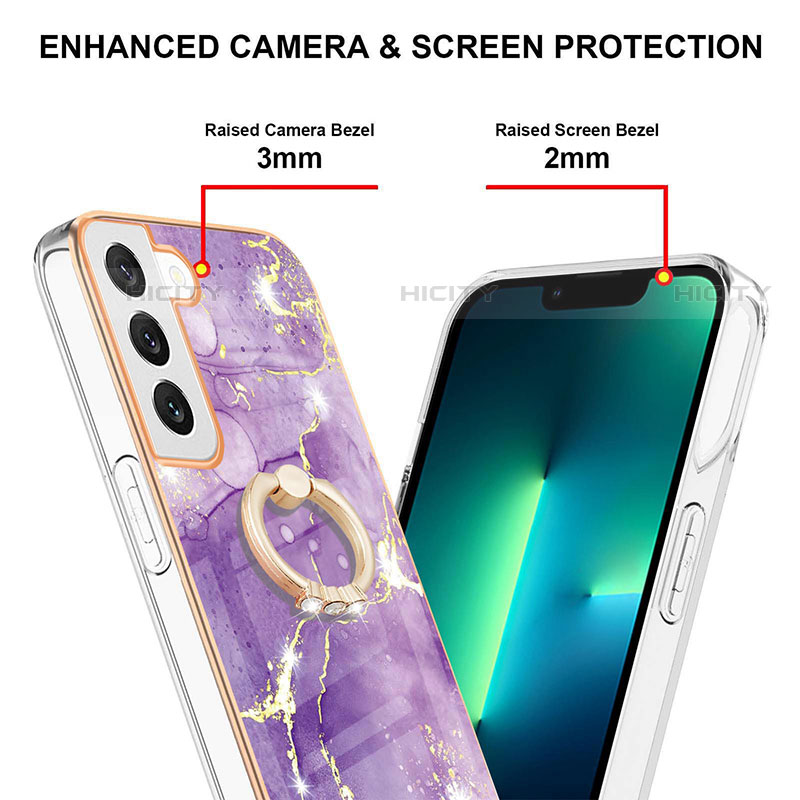 Handyhülle Silikon Hülle Gummi Schutzhülle Flexible Modisch Muster Y16B für Samsung Galaxy S21 Plus 5G
