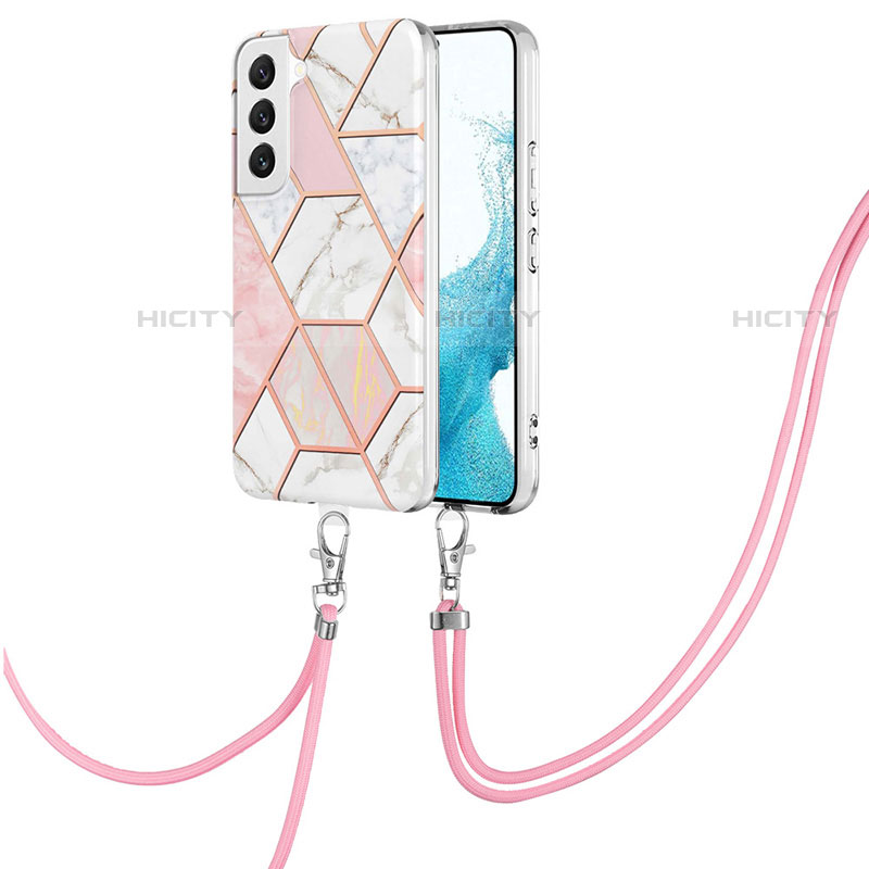Handyhülle Silikon Hülle Gummi Schutzhülle Flexible Modisch Muster Y18B für Samsung Galaxy S22 Plus 5G