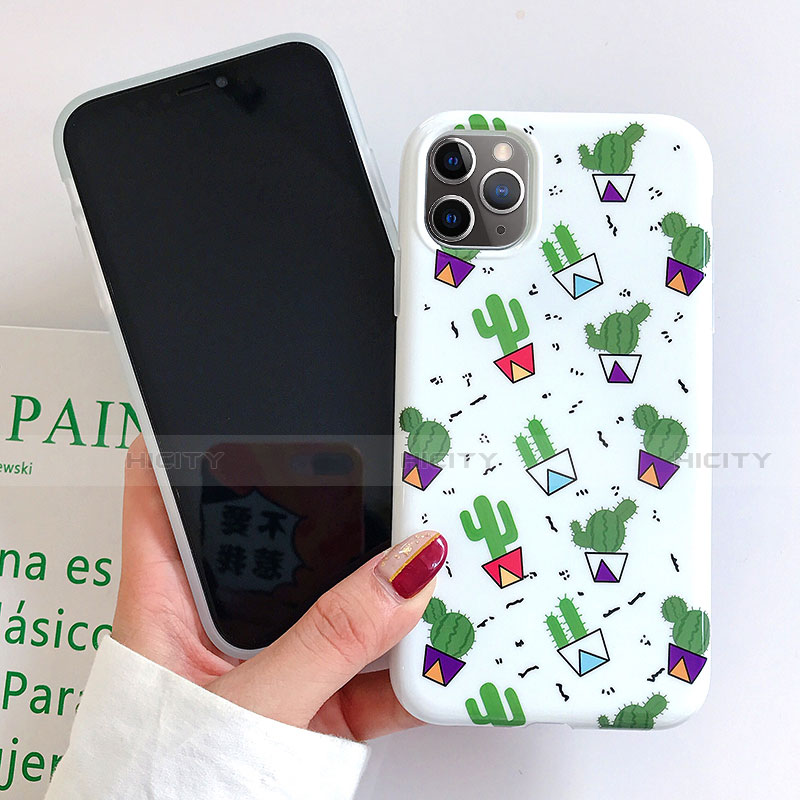 Handyhülle Silikon Hülle Gummi Schutzhülle Modisch Muster H01 für Apple iPhone 11 Pro groß
