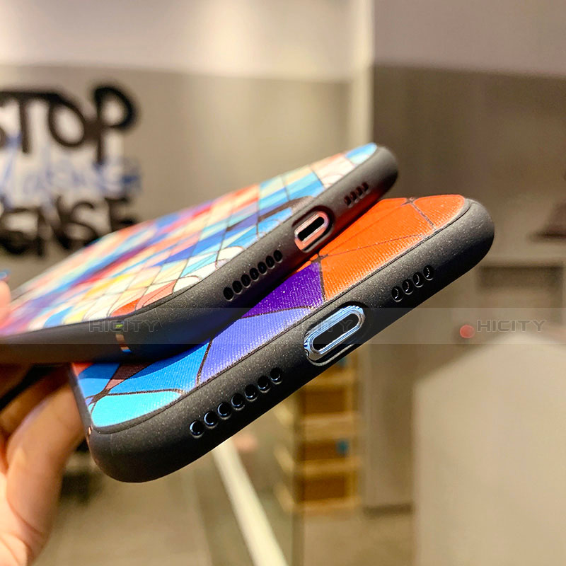 Handyhülle Silikon Hülle Gummi Schutzhülle Modisch Muster H02 für Apple iPhone 11 Pro Max groß
