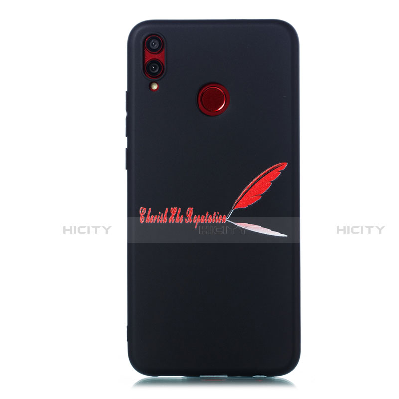 Handyhülle Silikon Hülle Gummi Schutzhülle Modisch Muster S01 für Huawei Honor 8X Rot Plus