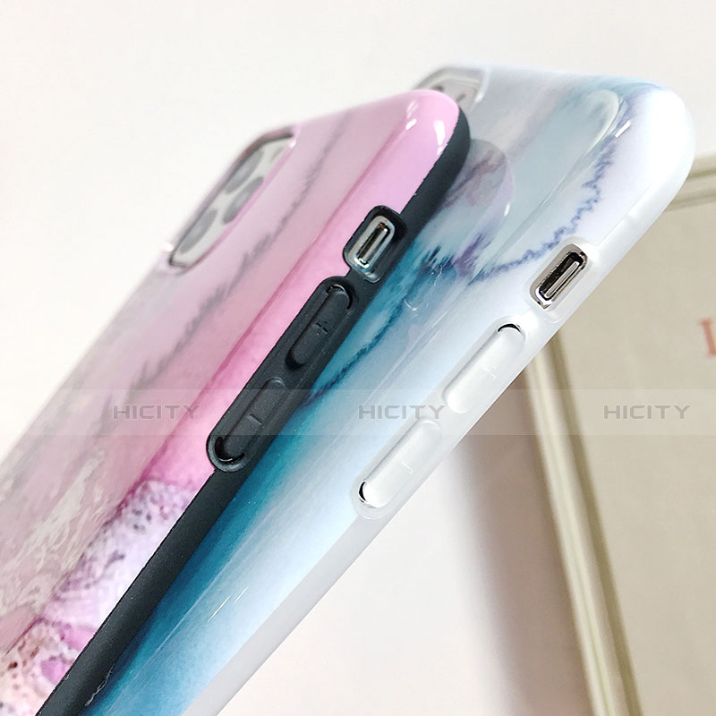 Handyhülle Silikon Hülle Gummi Schutzhülle Modisch Muster S03 für Apple iPhone 11 Pro groß