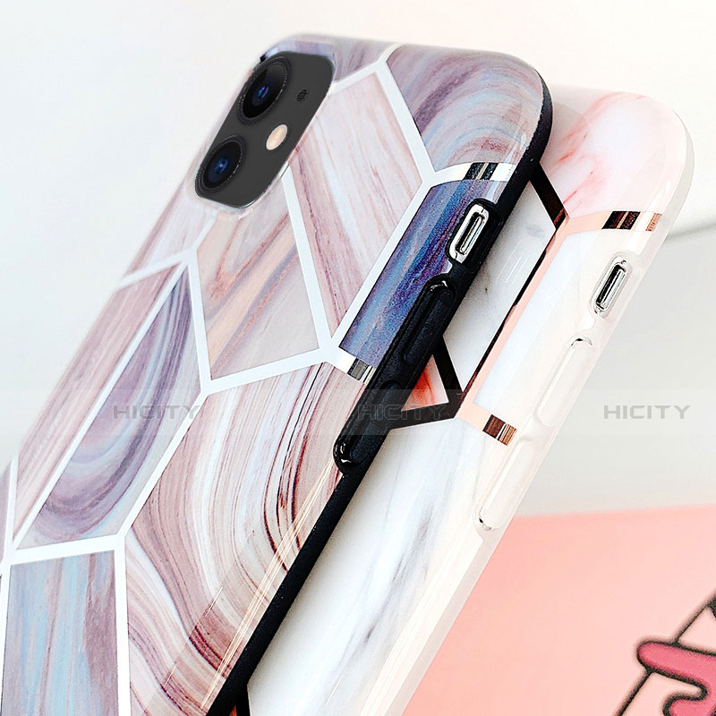 Handyhülle Silikon Hülle Gummi Schutzhülle Modisch Muster S05 für Apple iPhone 11 groß