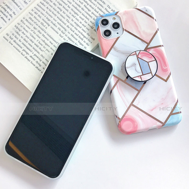 Handyhülle Silikon Hülle Gummi Schutzhülle Modisch Muster S06 für Apple iPhone 11 Pro Max groß