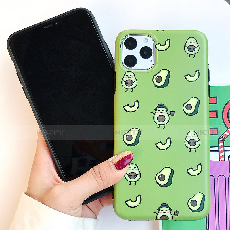 Handyhülle Silikon Hülle Gummi Schutzhülle Modisch Muster S14 für Apple iPhone 11 Pro Max