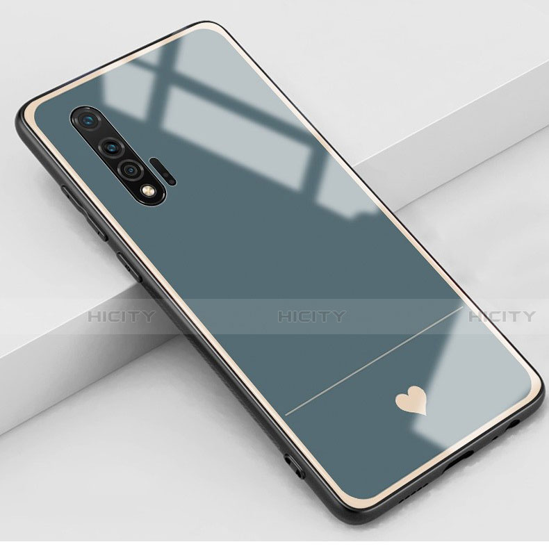 Handyhülle Silikon Hülle Rahmen Schutzhülle Spiegel Liebe Herz für Huawei Nova 6 5G groß