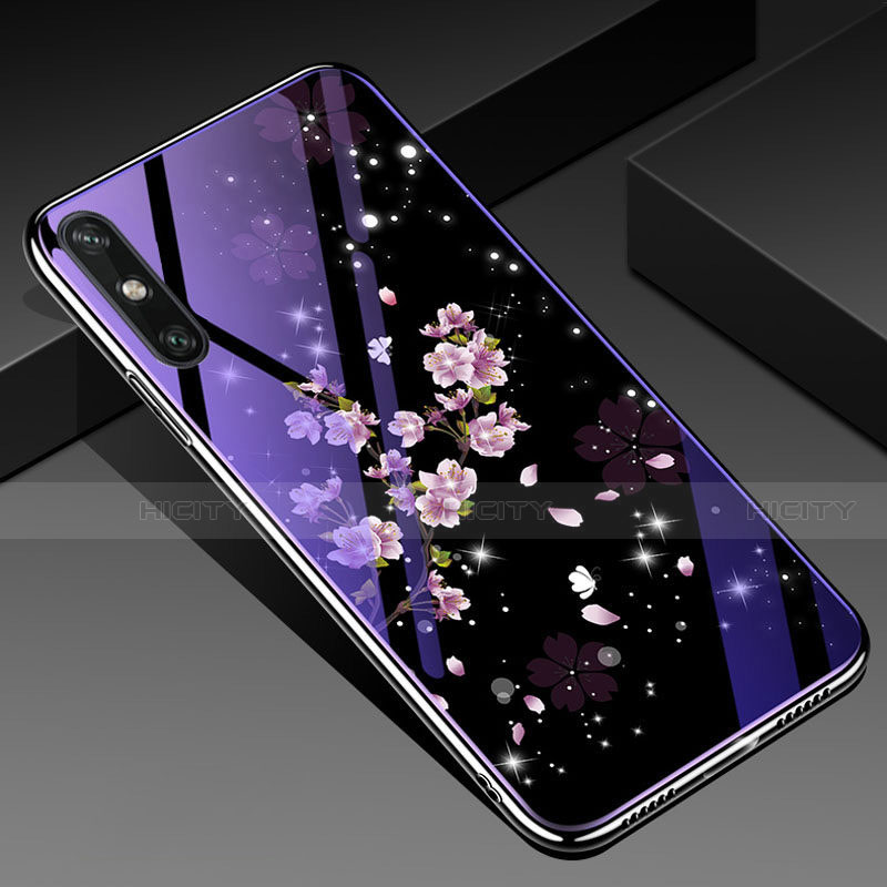 Handyhülle Silikon Hülle Rahmen Schutzhülle Spiegel Modisch Muster für Huawei Enjoy 10e groß