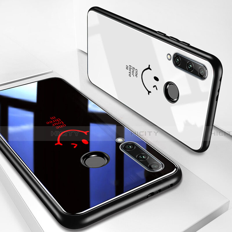 Handyhülle Silikon Hülle Rahmen Schutzhülle Spiegel Modisch Muster für Huawei Honor 20E groß