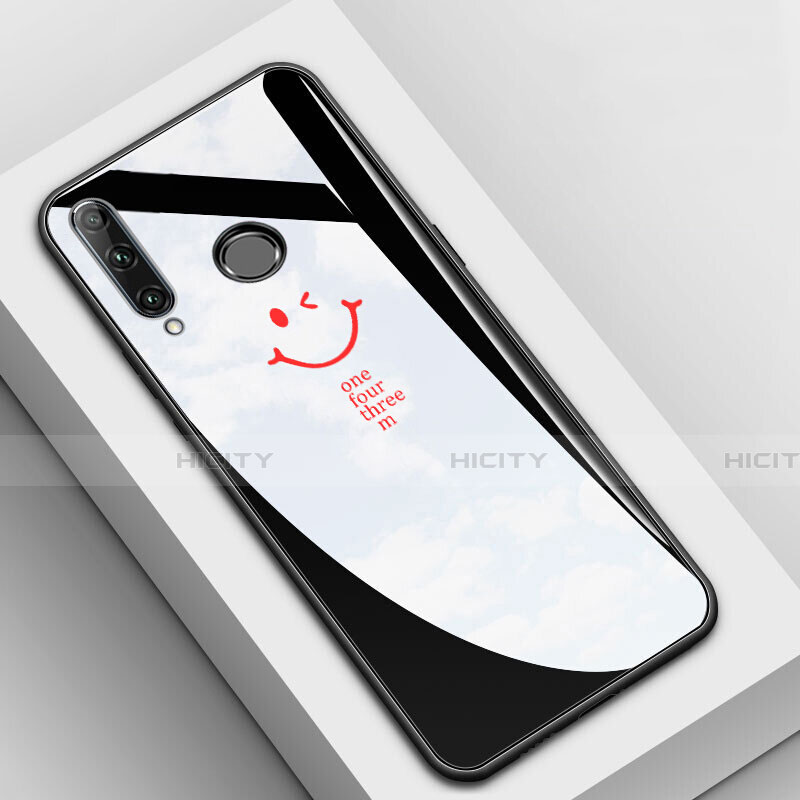 Handyhülle Silikon Hülle Rahmen Schutzhülle Spiegel Modisch Muster für Huawei Honor 20E Schwarz Plus
