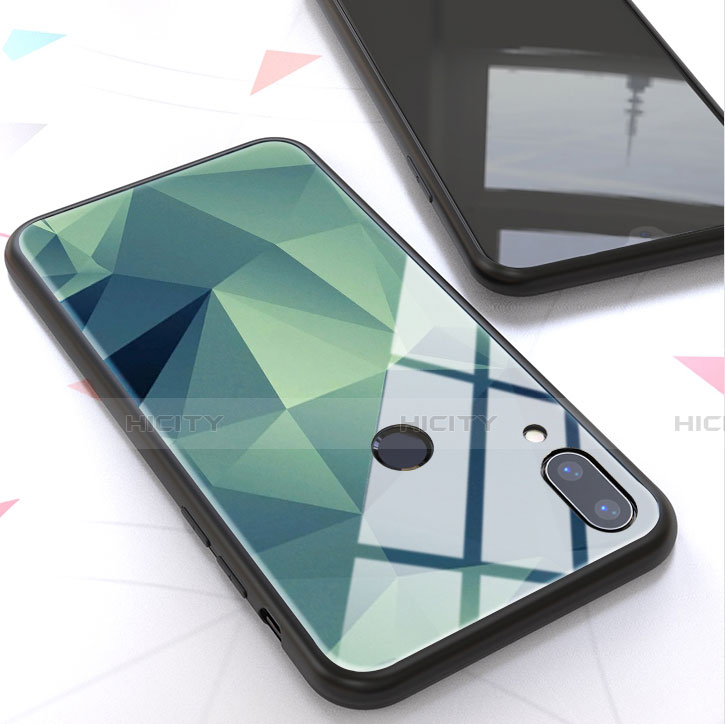Handyhülle Silikon Hülle Rahmen Schutzhülle Spiegel Modisch Muster für Huawei Honor V10 Lite