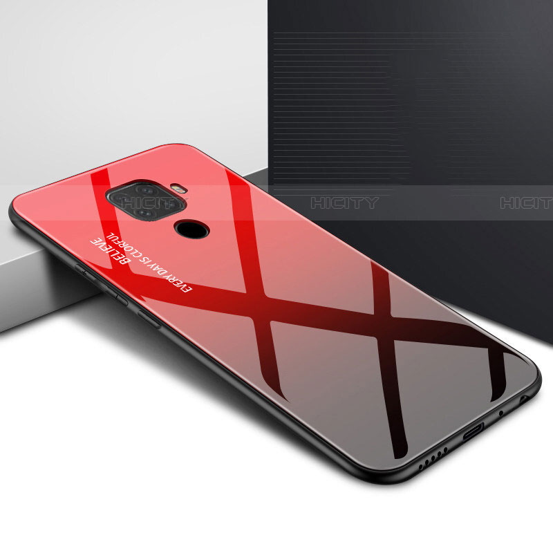 Handyhülle Silikon Hülle Rahmen Schutzhülle Spiegel Modisch Muster für Huawei Mate 30 Lite