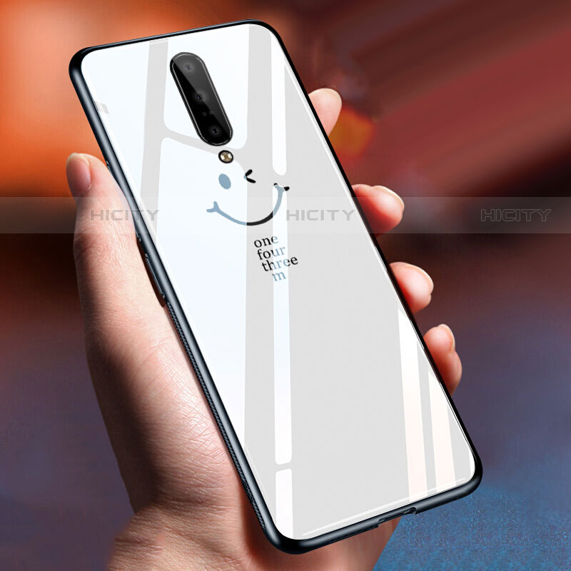 Handyhülle Silikon Hülle Rahmen Schutzhülle Spiegel Modisch Muster für OnePlus 7 Pro