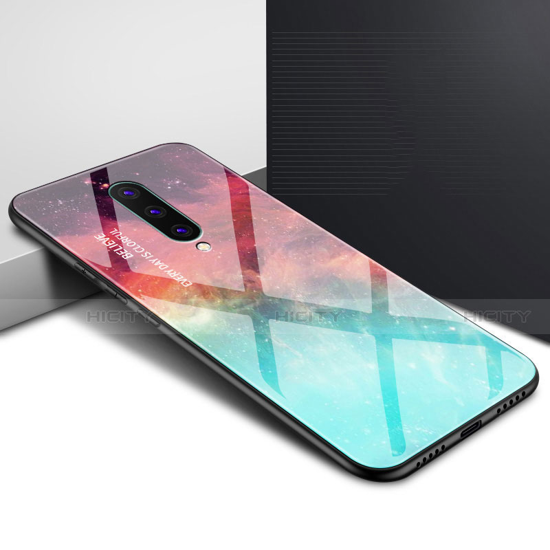 Handyhülle Silikon Hülle Rahmen Schutzhülle Spiegel Modisch Muster für OnePlus 8