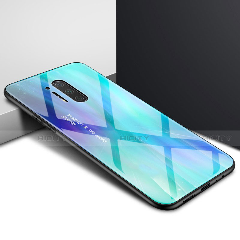 Handyhülle Silikon Hülle Rahmen Schutzhülle Spiegel Modisch Muster für OnePlus 8 Pro groß
