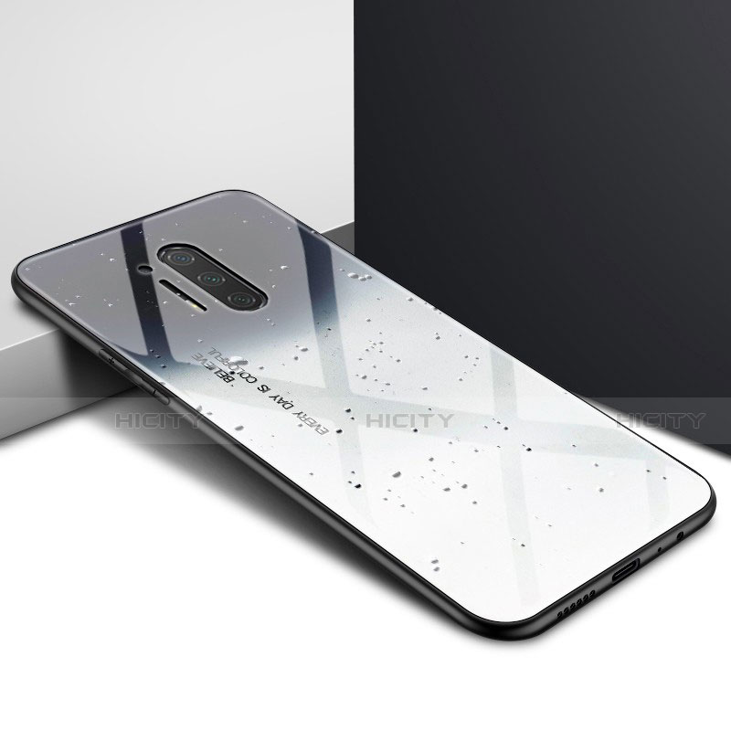Handyhülle Silikon Hülle Rahmen Schutzhülle Spiegel Modisch Muster für OnePlus 8 Pro groß