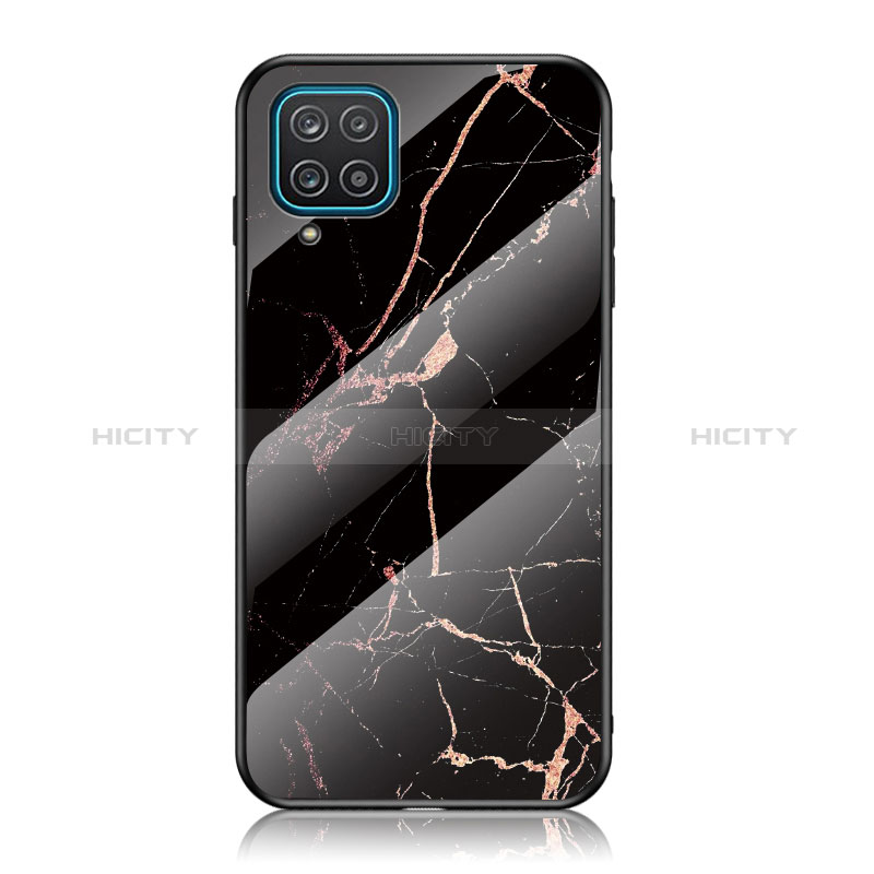 Handyhülle Silikon Hülle Rahmen Schutzhülle Spiegel Modisch Muster für Samsung Galaxy A12