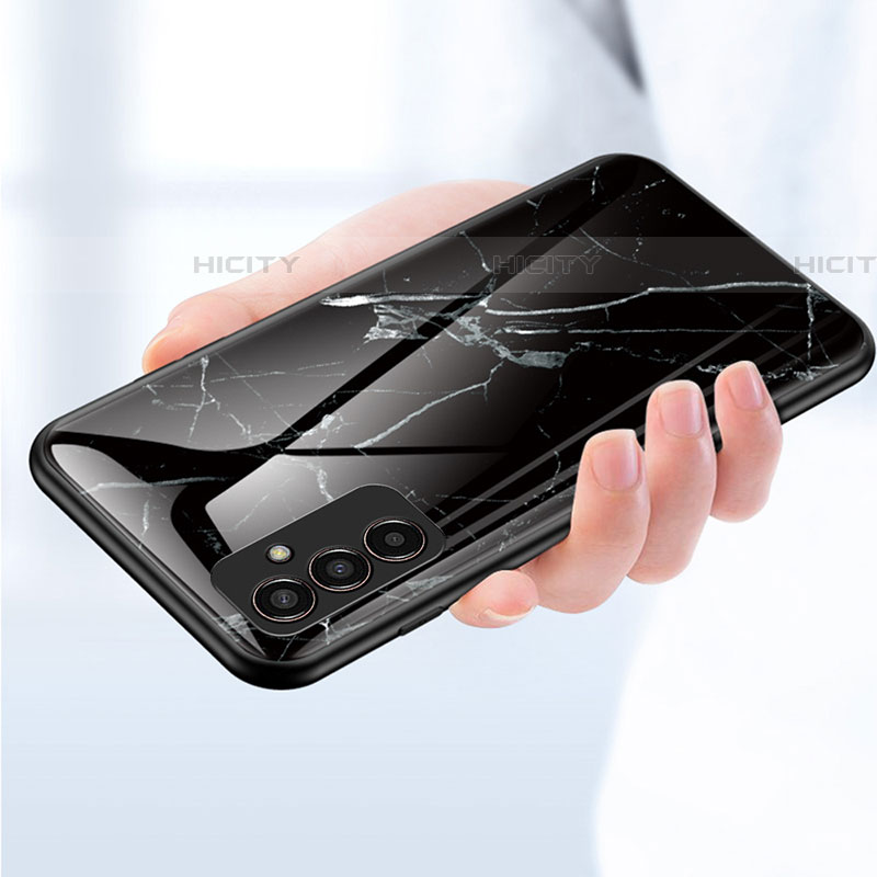 Handyhülle Silikon Hülle Rahmen Schutzhülle Spiegel Modisch Muster für Samsung Galaxy M13 4G groß