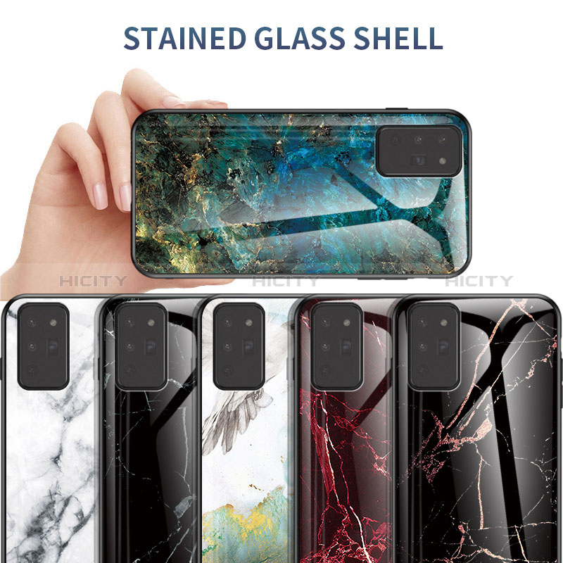 Handyhülle Silikon Hülle Rahmen Schutzhülle Spiegel Modisch Muster für Samsung Galaxy Note 20 5G