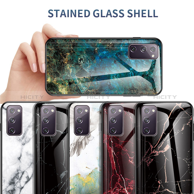 Handyhülle Silikon Hülle Rahmen Schutzhülle Spiegel Modisch Muster für Samsung Galaxy S20 FE 5G