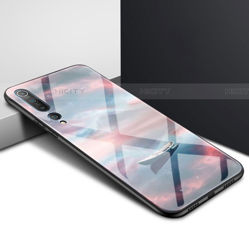 Handyhülle Silikon Hülle Rahmen Schutzhülle Spiegel Modisch Muster für Xiaomi Mi 10 Pro