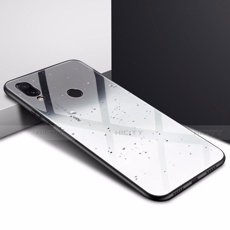 Handyhülle Silikon Hülle Rahmen Schutzhülle Spiegel Modisch Muster für Xiaomi Redmi Note 7 groß