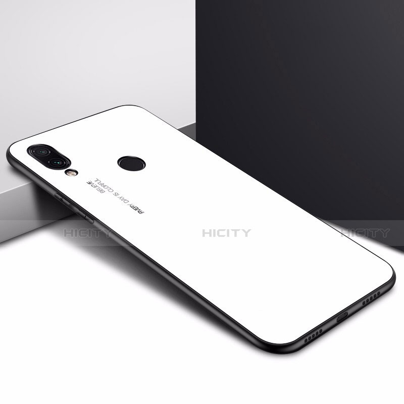 Handyhülle Silikon Hülle Rahmen Schutzhülle Spiegel Modisch Muster für Xiaomi Redmi Note 7 groß