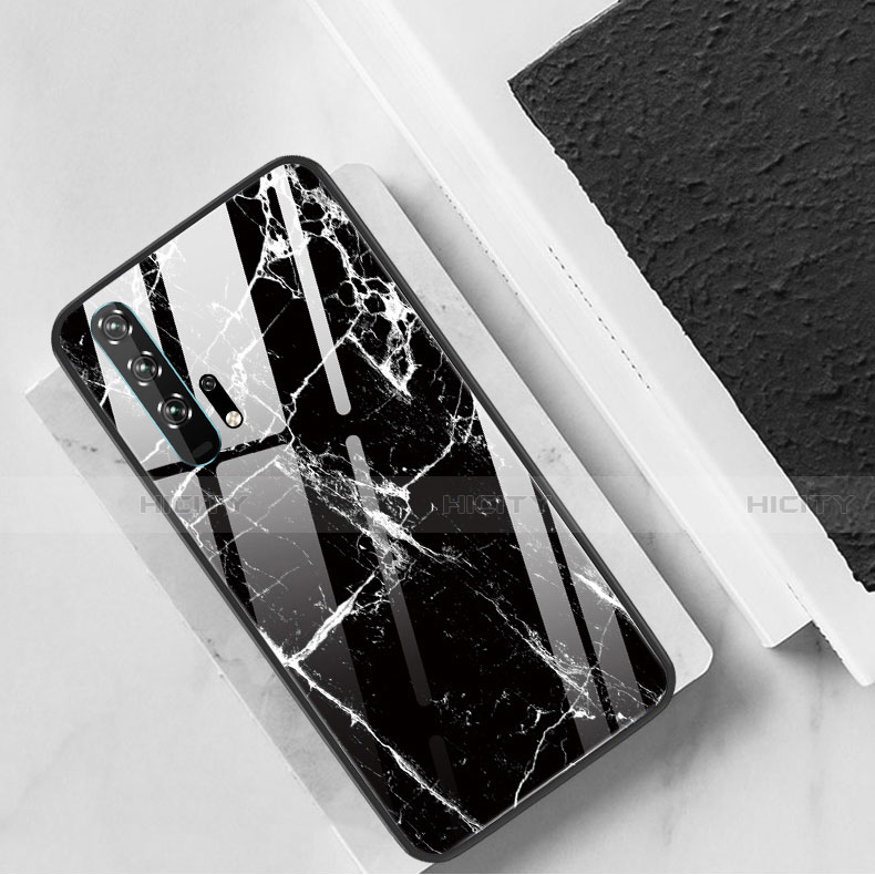 Handyhülle Silikon Hülle Rahmen Schutzhülle Spiegel Modisch Muster K01 für Huawei Honor 20 Pro