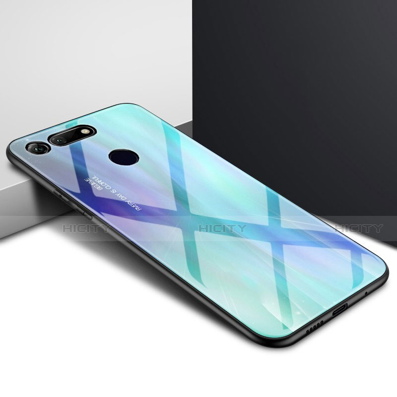 Handyhülle Silikon Hülle Rahmen Schutzhülle Spiegel Modisch Muster K01 für Huawei Honor V20 groß