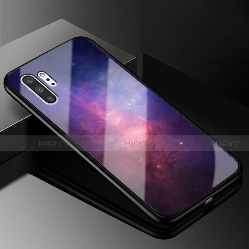 Handyhülle Silikon Hülle Rahmen Schutzhülle Spiegel Modisch Muster K01 für Samsung Galaxy Note 10 Plus