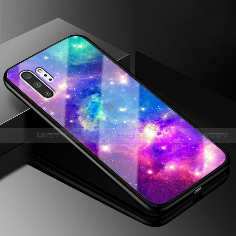 Handyhülle Silikon Hülle Rahmen Schutzhülle Spiegel Modisch Muster K01 für Samsung Galaxy Note 10 Plus