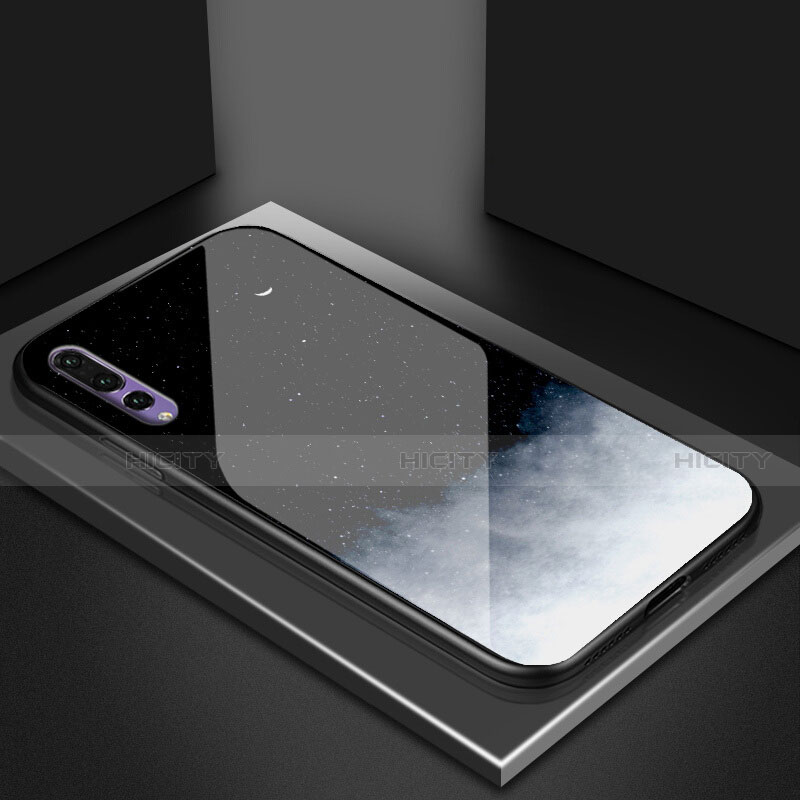 Handyhülle Silikon Hülle Rahmen Schutzhülle Spiegel Modisch Muster K04 für Huawei P20 Pro groß