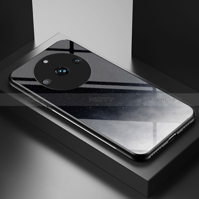 Handyhülle Silikon Hülle Rahmen Schutzhülle Spiegel Modisch Muster LS1 für Realme 11 Pro+ Plus 5G