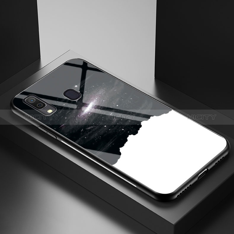 Handyhülle Silikon Hülle Rahmen Schutzhülle Spiegel Modisch Muster LS1 für Samsung Galaxy A30