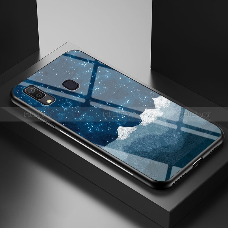 Handyhülle Silikon Hülle Rahmen Schutzhülle Spiegel Modisch Muster LS1 für Samsung Galaxy A30